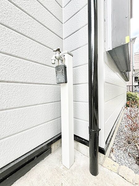 ガーデニングやお掃除に便利な外水栓