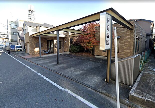 病院 300m 沢近医院