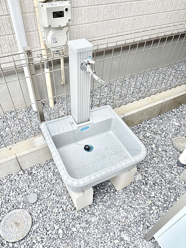 ガーデニングやお掃除に便利な外水栓