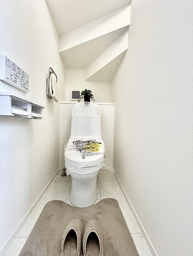 トイレは1階と2階それぞれに配置されていてとても便利です。