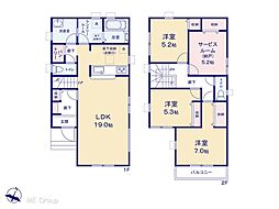 八潮市緑町3丁目 第7 新築一戸建て 全4棟