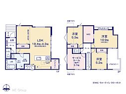 柏市光ケ丘2丁目 4期 新築一戸建て 全3棟