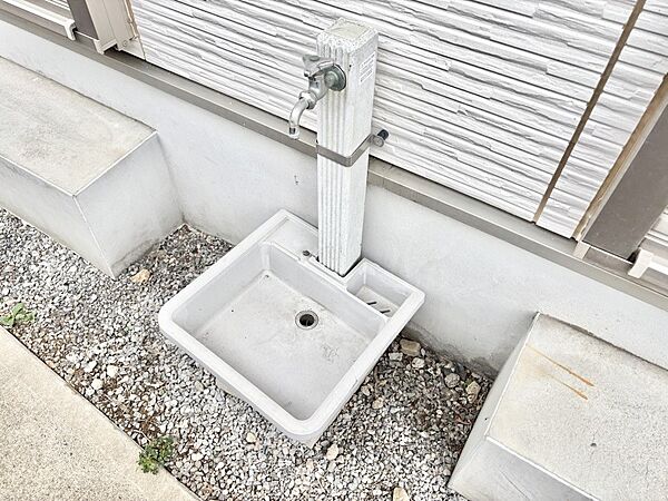ガーデニングやお掃除に便利な外水栓