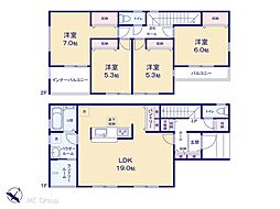 春日部市豊町1丁目 9期 新築一戸建て 全1棟