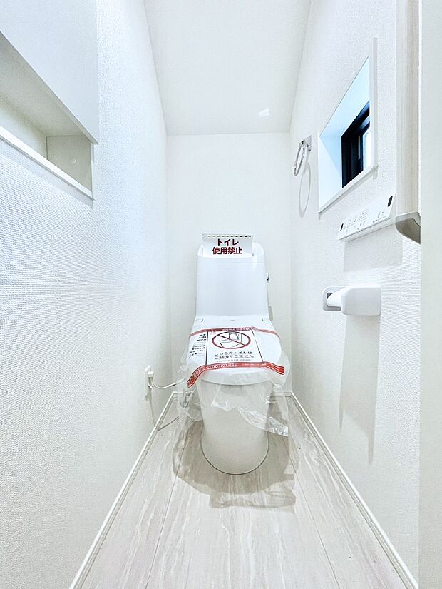 ウォシュレット付きトイレが1階と2階それぞれに配置されていてとても便利です。