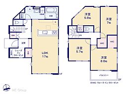 越谷市大道 3期 新築一戸建て 全1棟