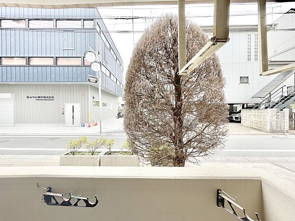 バルコニーからの眺望です