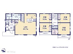船橋市上山町3丁目 1期 新築一戸建て 全1棟