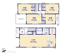 市川市北方2丁目 新築一戸建て 全2棟