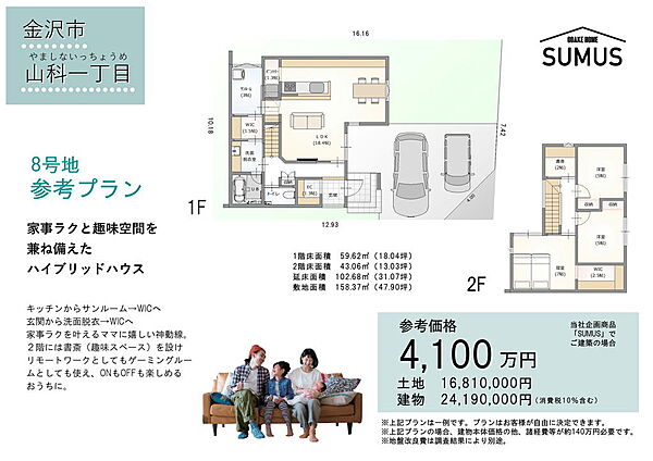８号地おすすめ参考プラン
