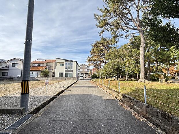 前面道路(北側公道約5.0m:舗装道路)