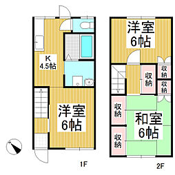 ピュアハイツくるみ 3Kの間取図画像