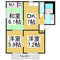 物件の間取り
