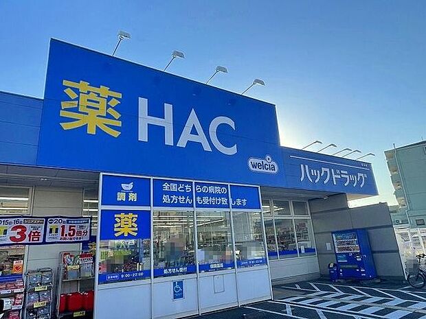 ハックドラッグ長沢店 徒歩13分。 1040m