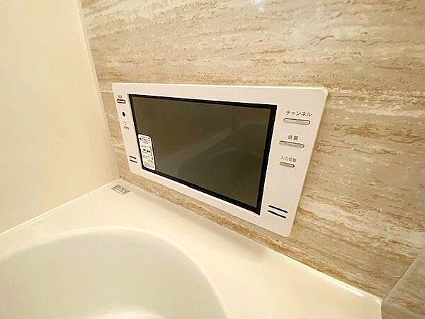 大きなテレビ付き