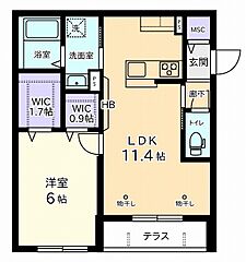 物件の間取り