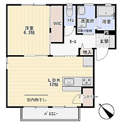 間取図画像 1LDK