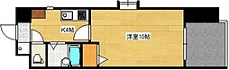 ＮＥＷ‘Ｓ弐番館 2階1Kの間取り
