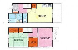 メゾンユートピア 1階2SDKの間取り