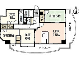 Ｃａｌｌｅ　Ｏｍａｃｈｉ 10階4LDKの間取り