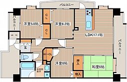 レジデンスソフィア 3階4LDKの間取り