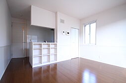 カムクワット戸坂 2階1LDKのリビング/ダイニング