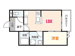 間取図画像 1LDK