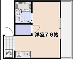 アイビル 3階ワンルームの間取り