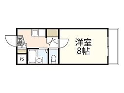 ホープ93 1Kの間取図画像
