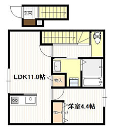間取図画像 1LDK