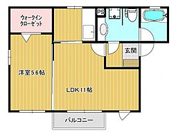 間取図画像 1LDK