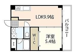 メゾン千田町 1LDKの間取図画像