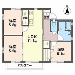 物件の間取り