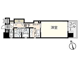 グレースヒルズ 1LDKの間取図画像