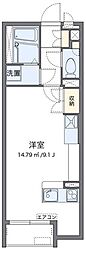 ミランダ宇那木山 ワンルームの間取図画像