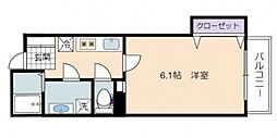 Erfolg本通 1Kの間取図画像