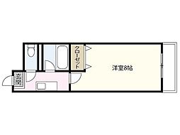 コンフォート・Nビル 1Kの間取図画像