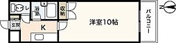 YASUDA　BLD　VI 3階1Kの間取り