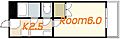 スカイシティ6番館3階3.8万円
