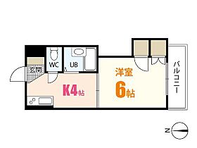 広島県広島市安佐南区緑井3丁目（賃貸マンション1K・4階・22.32㎡） その2