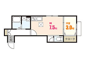 広島県広島市安佐南区古市2丁目（賃貸アパート1DK・1階・30.50㎡） その1