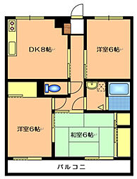 間取図画像 3LDK