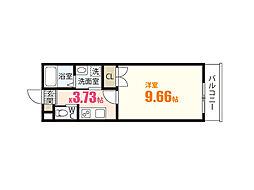 間取図画像 ワンルーム
