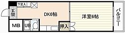 間取図画像 1DK