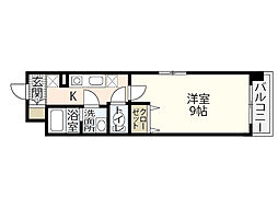 第28友建ビル 1Kの間取図画像
