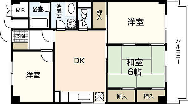 同じ建物の物件間取り写真 - ID:234022745931