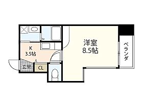 広島県広島市中区中町（賃貸マンション1K・2階・25.17㎡） その2