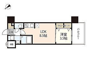 S-RESIDENCE空港通りawesome  ｜ 広島県広島市西区西観音町（賃貸マンション1LDK・10階・29.76㎡） その2