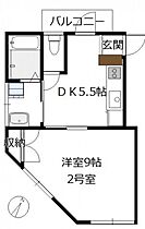 宮川ビル  ｜ 広島県広島市西区打越町（賃貸マンション1DK・4階・34.12㎡） その2