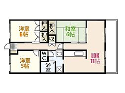間取図画像 3LDK